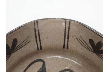 十三代 中里太郎右衛門　絵唐津　平向付　約14cm　4.6寸/黄唐津　割山椒向付　約12cm　4寸　落ち着いた味わい深い向付11客セット(花、深皿、深鉢、和皿、和食器、共箱付き、四寸六分、四寸)(R-080398)