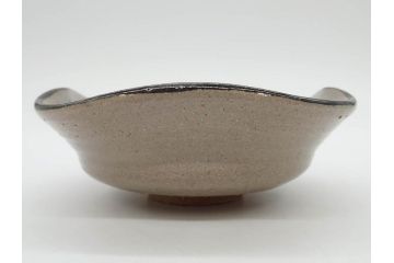 十三代 中里太郎右衛門　絵唐津　平向付　約14cm　4.6寸/黄唐津　割山椒向付　約12cm　4寸　落ち着いた味わい深い向付11客セット(花、深皿、深鉢、和皿、和食器、共箱付き、四寸六分、四寸)(R-080398)