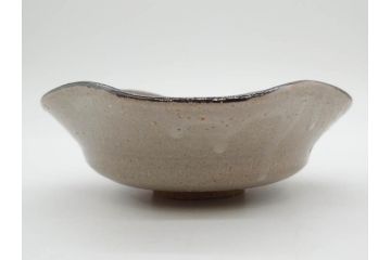 十三代 中里太郎右衛門　絵唐津　平向付　約14cm　4.6寸/黄唐津　割山椒向付　約12cm　4寸　落ち着いた味わい深い向付11客セット(花、深皿、深鉢、和皿、和食器、共箱付き、四寸六分、四寸)(R-080398)