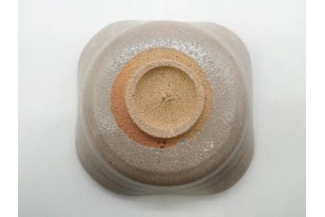 十三代 中里太郎右衛門　絵唐津　平向付　約14cm　4.6寸/黄唐津　割山椒向付　約12cm　4寸　落ち着いた味わい深い向付11客セット(花、深皿、深鉢、和皿、和食器、共箱付き、四寸六分、四寸)(R-080398)
