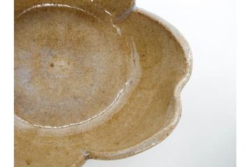 十三代 中里太郎右衛門　絵唐津　平向付　約14cm　4.6寸/黄唐津　割山椒向付　約12cm　4寸　落ち着いた味わい深い向付11客セット(花、深皿、深鉢、和皿、和食器、共箱付き、四寸六分、四寸)(R-080398)