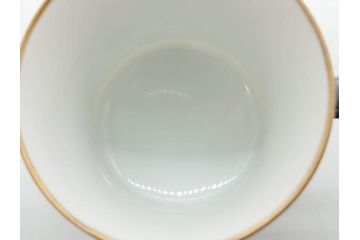 戦前　オールド香蘭社　有田焼　色絵　金彩　落ち着いた佇まいのカップ&ソーサー6客セット(カラスウリ?、植物、C&S、碗皿、洋食器、裏印)(R-080402)