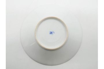 戦前　オールド香蘭社　有田焼　色絵　金彩　落ち着いた佇まいのカップ&ソーサー6客セット(カラスウリ?、植物、C&S、碗皿、洋食器、裏印)(R-080402)