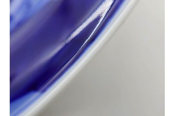 戦前　オールド香蘭社　有田焼　染錦　万年青　(大)約25cm　8寸/(小)約14cm　4.5寸　お料理を引き立ててくれる大皿&小皿5枚セット(おもと、オモト、植物、和皿、和食器、裏印、八寸、四寸五分)(R-080403)