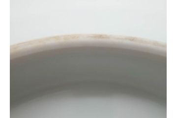 戦前　オールド香蘭社　有田焼　染錦　万年青　(大)約25cm　8寸/(小)約14cm　4.5寸　お料理を引き立ててくれる大皿&小皿5枚セット(おもと、オモト、植物、和皿、和食器、裏印、八寸、四寸五分)(R-080403)