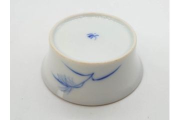 戦前　オールド香蘭社　有田焼　染付　色絵　金彩　(豆皿)約7cm　2.3寸/(花形皿)約10cm　3.2寸/(小皿)約11cm　3.4寸　(中皿)約14cm　4.6寸　様々なお料理が映える香蘭社の皿14点セット(ススキ、竹、桐、花、醤油皿、銘々皿、なます皿、深皿、変形皿、和皿、和食器、裏印、二寸三分、三寸二分、三寸四分、四寸六分)(R-080404)