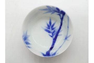 戦前　オールド香蘭社　有田焼　染付　色絵　金彩　(豆皿)約7cm　2.3寸/(花形皿)約10cm　3.2寸/(小皿)約11cm　3.4寸　(中皿)約14cm　4.6寸　様々なお料理が映える香蘭社の皿14点セット(ススキ、竹、桐、花、醤油皿、銘々皿、なます皿、深皿、変形皿、和皿、和食器、裏印、二寸三分、三寸二分、三寸四分、四寸六分)(R-080404)