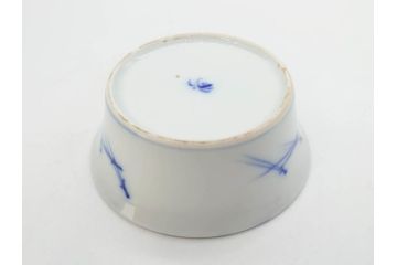 戦前　オールド香蘭社　有田焼　染付　色絵　金彩　(豆皿)約7cm　2.3寸/(花形皿)約10cm　3.2寸/(小皿)約11cm　3.4寸　(中皿)約14cm　4.6寸　様々なお料理が映える香蘭社の皿14点セット(ススキ、竹、桐、花、醤油皿、銘々皿、なます皿、深皿、変形皿、和皿、和食器、裏印、二寸三分、三寸二分、三寸四分、四寸六分)(R-080404)