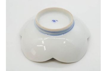戦前　オールド香蘭社　有田焼　染付　色絵　金彩　(豆皿)約7cm　2.3寸/(花形皿)約10cm　3.2寸/(小皿)約11cm　3.4寸　(中皿)約14cm　4.6寸　様々なお料理が映える香蘭社の皿14点セット(ススキ、竹、桐、花、醤油皿、銘々皿、なます皿、深皿、変形皿、和皿、和食器、裏印、二寸三分、三寸二分、三寸四分、四寸六分)(R-080404)