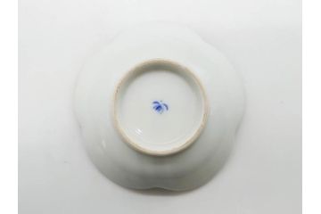 戦前　オールド香蘭社　有田焼　染付　色絵　金彩　(豆皿)約7cm　2.3寸/(花形皿)約10cm　3.2寸/(小皿)約11cm　3.4寸　(中皿)約14cm　4.6寸　様々なお料理が映える香蘭社の皿14点セット(ススキ、竹、桐、花、醤油皿、銘々皿、なます皿、深皿、変形皿、和皿、和食器、裏印、二寸三分、三寸二分、三寸四分、四寸六分)(R-080404)