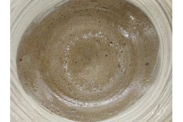小林東五　對州窯　刷毛目(はけめ)　約20cm　6.6寸　土の温かみを感じる平皿(深皿、和皿、和食器、六寸六分、共箱付き)(R-080407)