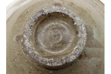 小林東五　對州窯　刷毛目(はけめ)　約20cm　6.6寸　土の温かみを感じる平皿(深皿、和皿、和食器、六寸六分、共箱付き)(R-080407)
