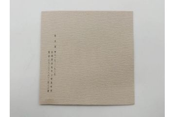 小林東五　對州窯　刷毛目(はけめ)　約20cm　6.6寸　土の温かみを感じる平皿(深皿、和皿、和食器、六寸六分、共箱付き)(R-080407)