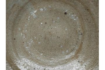 小林東五　對州窯　刷毛目(はけめ)　約21cm　6.8寸　独特の風合いが魅力の平皿(深皿、和皿、和食器、六寸八分、共箱付き)(R-080408)