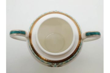 鳴海製陶　ナルミ　NARUMI　カレス(CARESS)　サンドイッチトレー　クリーマー　シュガーポット　カップ&ソーサー　プレート　優雅な寛ぎの時間を演出するナルミ洋食器10点セット(C&S、サンドウィッチトレイ、ミルクジャー、ティー、コーヒー、薔薇、バラ、碗皿、デザート皿、金彩)(R-080409)