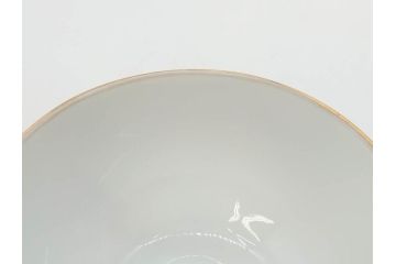 戦前　オールド香蘭社　有田焼　染付　アザミ　清楚な美しさが際立つカップ&ソーサー6客セット(薊、花、C&S、洋食器、裏印、共箱付き)(R-080410)