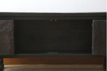 アンティーク家具　李朝家具　アジアンテイストの空間づくりにおすすめなローボード(収納棚、戸棚、テレビ台、テレビボード、リビングボード、花台、飾り台、ベンチ)(R-080415)