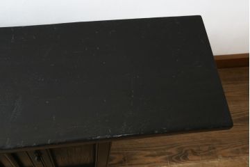 アンティーク家具　李朝家具　アジアンテイストの空間づくりにおすすめなローボード(収納棚、戸棚、テレビ台、テレビボード、リビングボード、花台、飾り台、ベンチ)(R-080415)