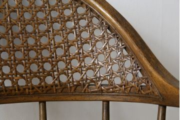 アメリカビンテージ　アメリカモデル　DREXEL HERITAGE(ドレクセルヘリテイジ)　エレガントで格調高い雰囲気漂うデスクチェア(回転チェア、回転椅子、アームチェア、イス、椅子、ヴィンテージ)(R-080416)