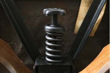 アメリカビンテージ　アメリカモデル　DREXEL HERITAGE(ドレクセルヘリテイジ)　エレガントで格調高い雰囲気漂うデスクチェア(回転チェア、回転椅子、アームチェア、イス、椅子、ヴィンテージ)(R-080416)
