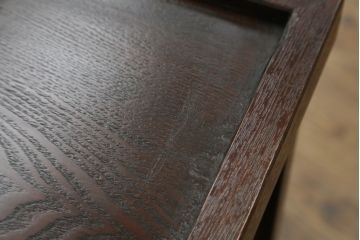 中古　美品!!　国産職人手造り　タモ材　桐(キリ)材　風雅　和洋どちらの空間にも馴染みやすい上質な作りの水屋箪笥サイドボード(収納棚、戸棚、サイドキャビネット、食器棚)(R-080419)
