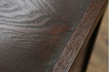 中古　美品!!　国産職人手造り　タモ材　桐(キリ)材　風雅　和洋どちらの空間にも馴染みやすい上質な作りの水屋箪笥サイドボード(収納棚、戸棚、サイドキャビネット、食器棚)(R-080419)