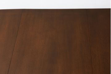 中古　DREXEL HERITAGE(ドレクセルヘリテイジ)　Touraine(ツーレイン)　滑らかな曲線が優雅な印象のダイニングテーブル(エクステンションテーブル、食卓、4人掛け、6人掛け、8人掛け、オーバル型)(定価約80万円)(R-080420)