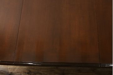 中古　DREXEL HERITAGE(ドレクセルヘリテイジ)　Touraine(ツーレイン)　滑らかな曲線が優雅な印象のダイニングテーブル(エクステンションテーブル、食卓、4人掛け、6人掛け、8人掛け、オーバル型)(定価約80万円)(R-080420)