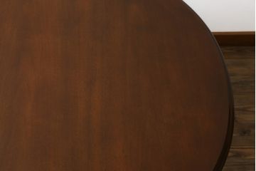 中古　DREXEL HERITAGE(ドレクセルヘリテイジ)　Touraine(ツーレイン)　滑らかな曲線が優雅な印象のダイニングテーブル(エクステンションテーブル、食卓、4人掛け、6人掛け、8人掛け、オーバル型)(定価約80万円)(R-080420)