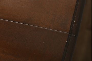 中古　DREXEL HERITAGE(ドレクセルヘリテイジ)　Touraine(ツーレイン)　滑らかな曲線が優雅な印象のダイニングテーブル(エクステンションテーブル、食卓、4人掛け、6人掛け、8人掛け、オーバル型)(定価約80万円)(R-080420)