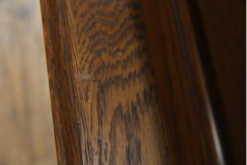 中古　美品　えぞ民芸家具製作所　インテリアえぞ(EZO)　ナラ材　グレースシリーズ　クラシカルで落ち着いた雰囲気が魅力的なライティングビューロー85　定価約236000円相当　(R-080422)