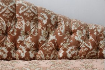 中古　美品　maruni(マルニ木工)　優雅な佇まいが魅力的な2Pソファ(2人掛けソファ、3P、二人掛け、三人掛け、シェーズロング、カウチソファ、長椅子、長イス)(定価約30万円)(R-080423)