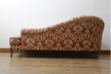 中古　美品　maruni(マルニ木工)　優雅な佇まいが魅力的な2Pソファ(2人掛けソファ、3P、二人掛け、三人掛け、シェーズロング、カウチソファ、長椅子、長イス)(定価約30万円)(R-080423)
