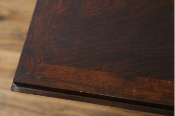 中古　美品　松本民芸家具　金具付きのデザインが目を引くクラシカルで美しいS.P型ライティングビューロー(簿記机、ワークデスク、在宅用、在宅ワーク用、サイドキャビネット)(定価約109万円)(R-080426)