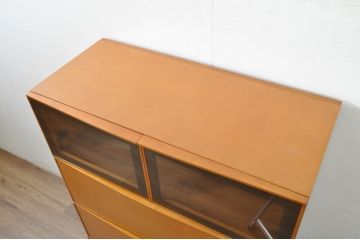 中古　美品　arflex(アルフレックス)　COMPOSER(コンポーザー)　シンプルで洗練されたデザインが魅力的なキャビネット(収納棚、戸棚、サイドボード)(定価約30万円)(R-080434)