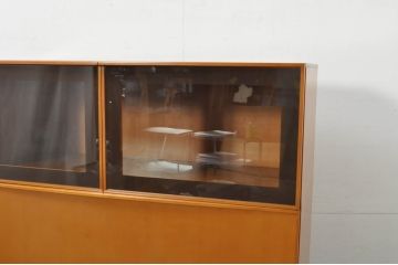 中古　美品　arflex(アルフレックス)　COMPOSER(コンポーザー)　シンプルで洗練されたデザインが魅力的なキャビネット(収納棚、戸棚、サイドボード)(定価約30万円)(R-080434)