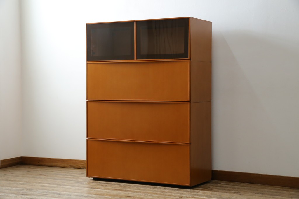 中古　美品　arflex(アルフレックス)　COMPOSER(コンポーザー)　シンプルで洗練されたデザインが魅力的なキャビネット　定価約30万円　(R-080434)