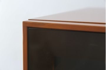 中古　美品　希少サイズ　arflex(アルフレックス)　COMPOSER(コンポーザー)　シンプルで洗練されたデザインが魅力的なキャビネット(収納棚、戸棚、飾り棚)(定価約25万円)(R-080435)