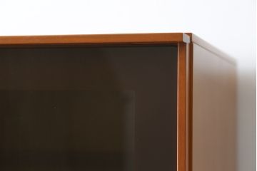 中古　美品　希少サイズ　arflex(アルフレックス)　COMPOSER(コンポーザー)　シンプルで洗練されたデザインが魅力的なキャビネット(収納棚、戸棚、飾り棚)(定価約25万円)(R-080435)