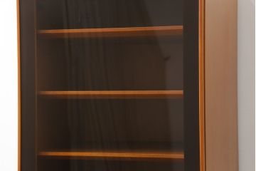 中古　美品　希少サイズ　arflex(アルフレックス)　COMPOSER(コンポーザー)　シンプルで洗練されたデザインが魅力的なキャビネット(収納棚、戸棚、飾り棚)(定価約25万円)(R-080435)