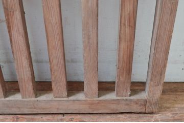 アンティーク建具　和モダンな空間づくりにおすすめの荒格子戸1枚(引き戸)(R-080449)