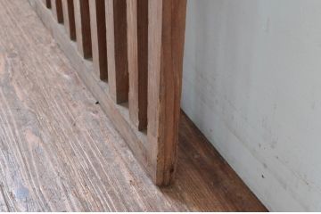 アンティーク建具　和モダンな空間づくりにおすすめの荒格子戸1枚(引き戸)(R-080449)