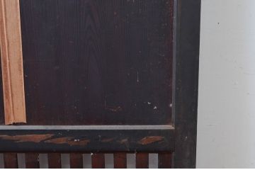 アンティーク建具　上質な和の空間づくりに活躍する無双付き板戸1枚(引き戸)(R-080450)