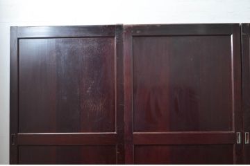 アンティーク建具　和モダンな空間を演出する帯戸4枚セット(引き戸、板戸)(R-080453)