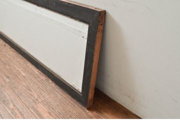 アンティーク建具　凝ったデザインが魅力的な組子欄間1枚(明かり取り、明り取り)(R-080456)