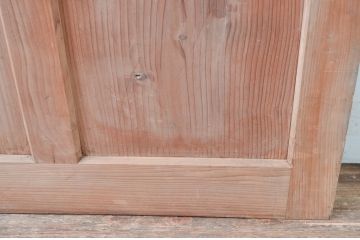 アンティーク建具　温かみのある古い木味が素敵な引き戸1枚(板戸)(R-080462)