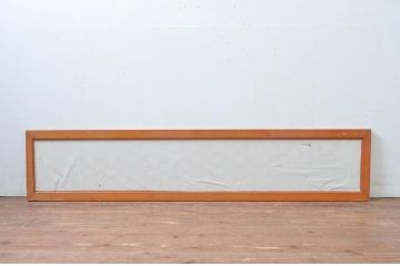 アンティーク建具　縁起の良い井筒割菱模様の組子欄間1枚(明り取り、明かり取り)(R-080464)