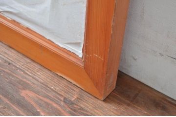 アンティーク建具　縁起の良い井筒割菱模様の組子欄間1枚(明り取り、明かり取り)(R-080464)