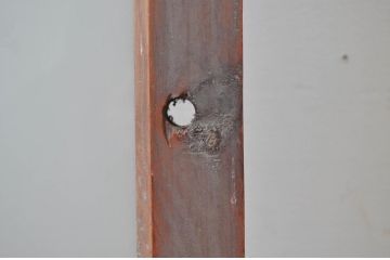 アンティーク建具　ダイヤガラス入り　大正ロマンな雰囲気を醸し出すガラス戸1枚(引き戸)(R-080469)