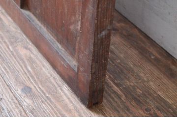 アンティーク建具　ダイヤガラス入り　大正ロマンな雰囲気を醸し出すガラス戸1枚(引き戸)(R-080469)